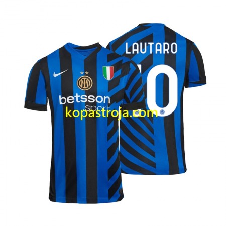 Billiga Fotbollströjor Inter Milan Lautaro 10 Hemma tröja 2024/25 Kortärmad